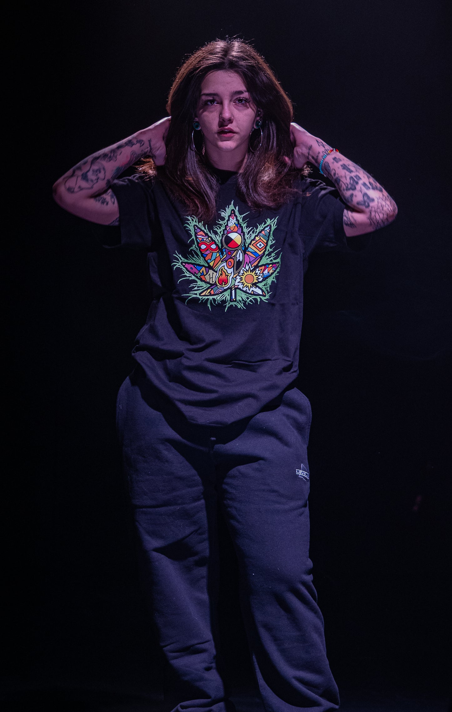 Level Up Marijuana Leaf T-Shirt