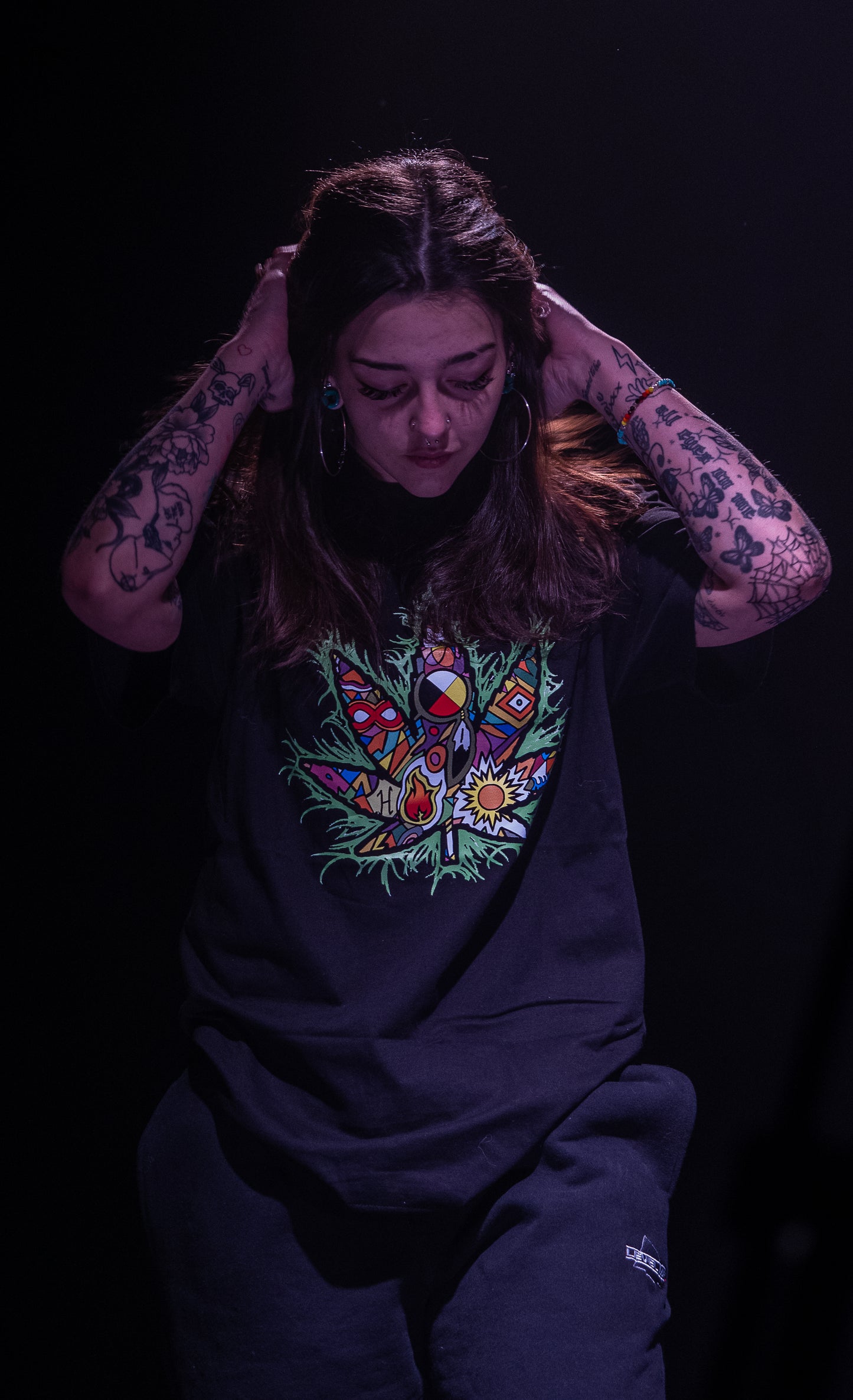 Level Up Marijuana Leaf T-Shirt