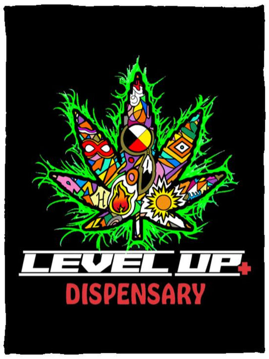 Level Up+ Dispensary Fleece Blanket - 30x40