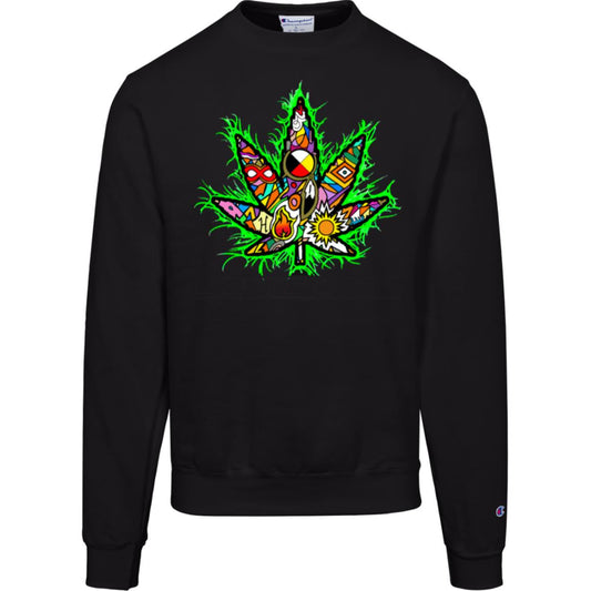 Level Up+ Champion Mens Powerblend Crewneck Sweatshirt