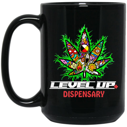 Level Up+ Dispensary Black Mug