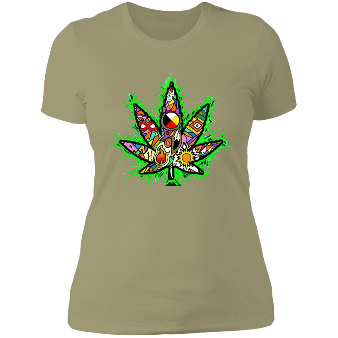 Marijuana Leaf Ladies' T-Shirt