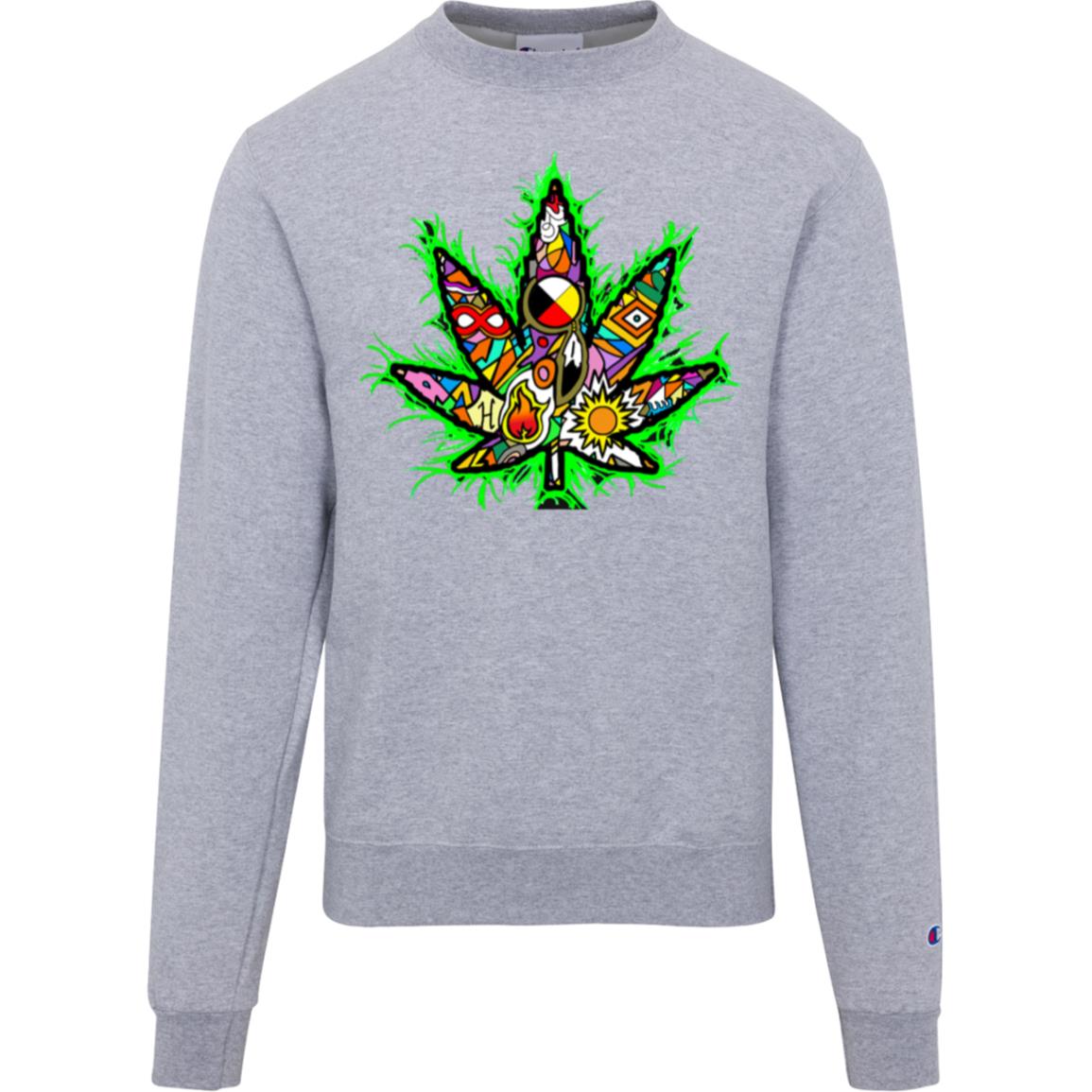 Level Up+ Champion Mens Powerblend Crewneck Sweatshirt