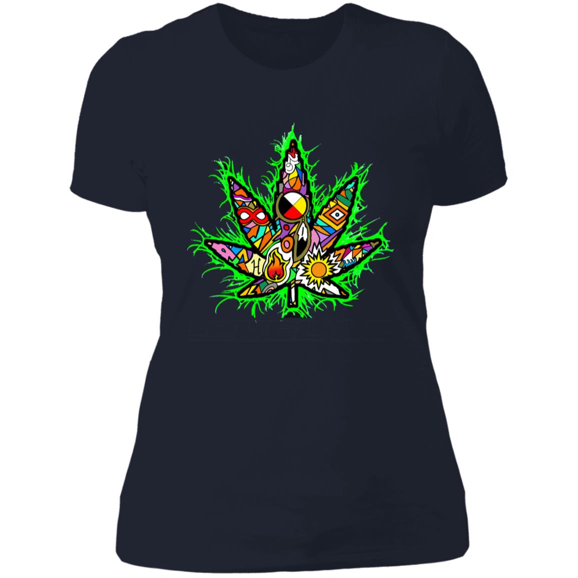 Marijuana Leaf Ladies' T-Shirt