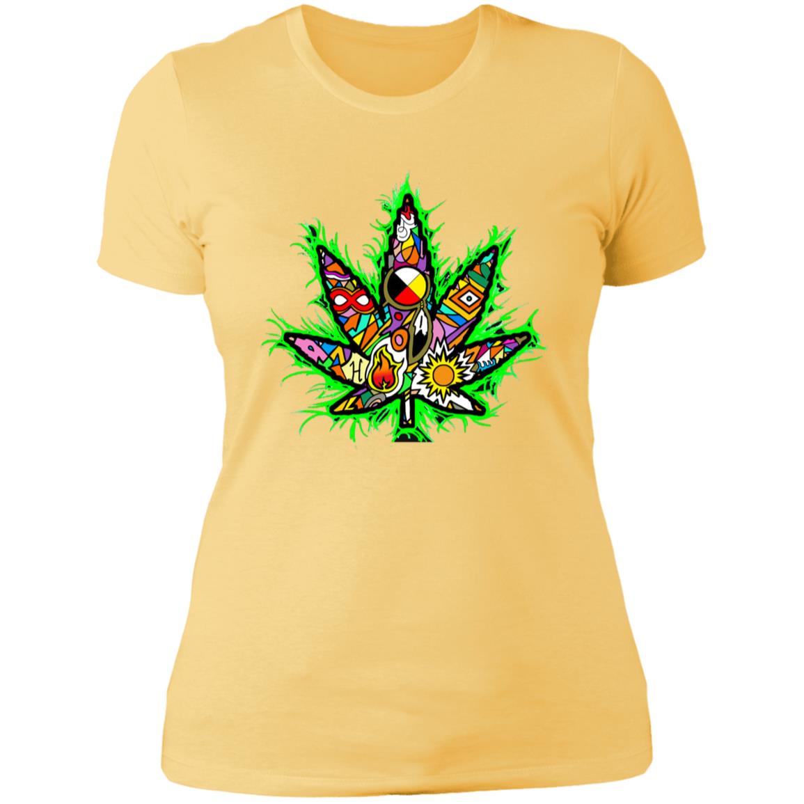 Marijuana Leaf Ladies' T-Shirt