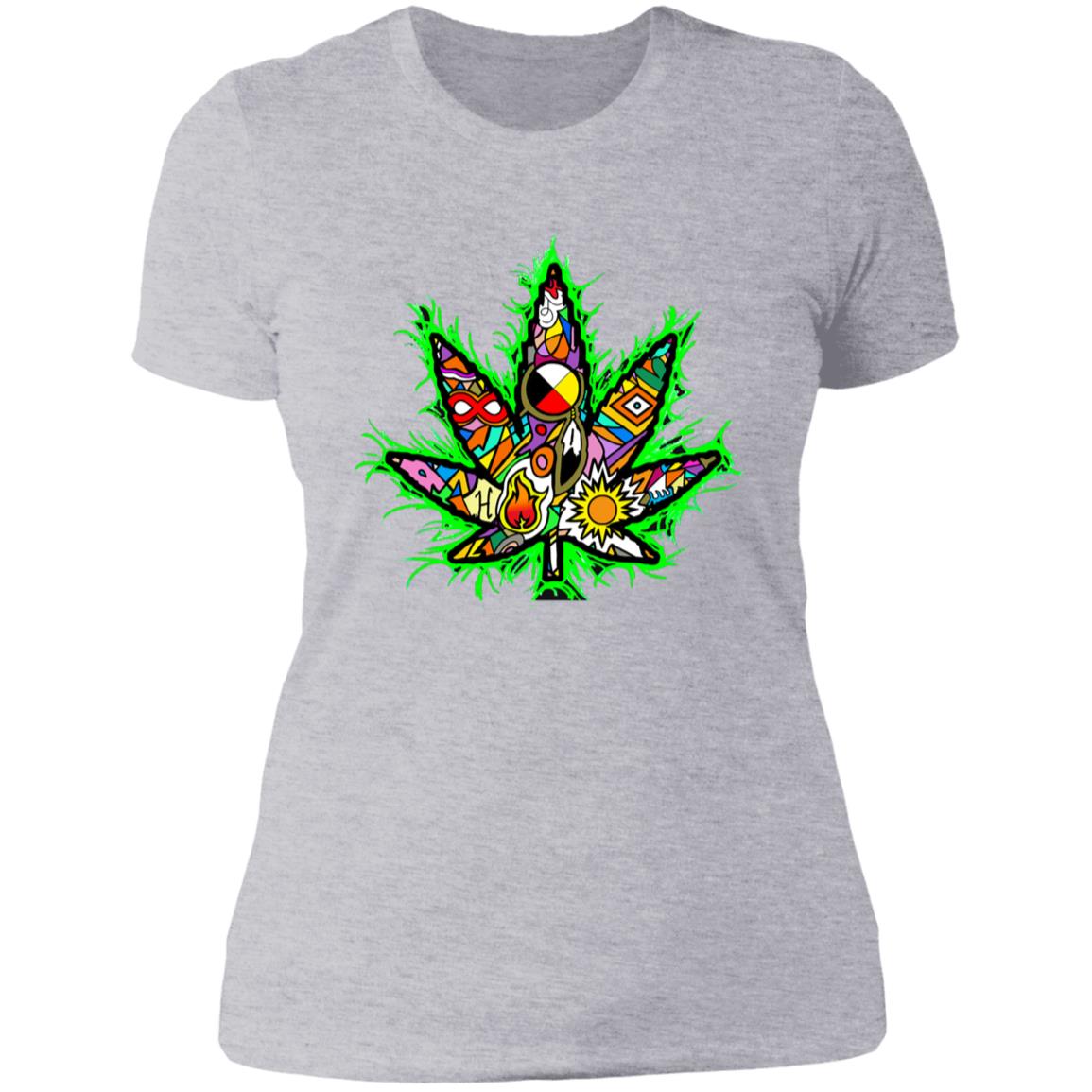 Marijuana Leaf Ladies' T-Shirt