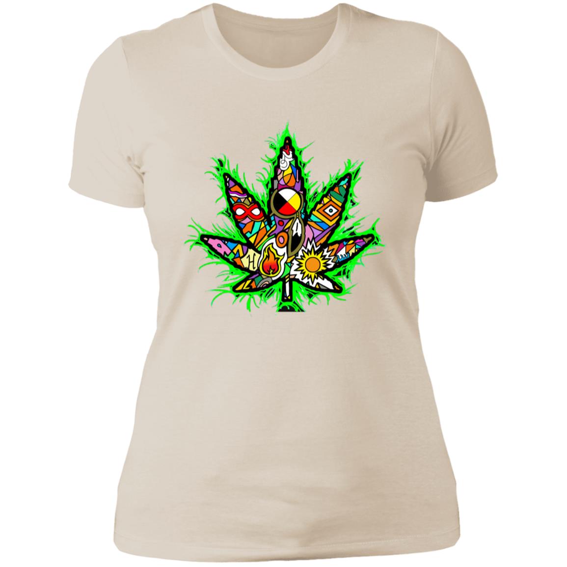 Marijuana Leaf Ladies' T-Shirt