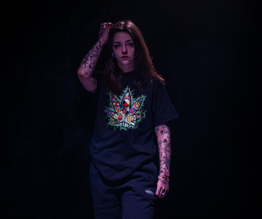 Level Up Marijuana Leaf T-Shirt